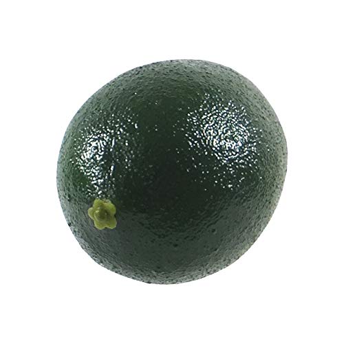 Vasefill Artificial Lime Fruit Pack of 6 Fake Fruits Six-Pieces Green Citrus Lima - color: Lime