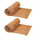 2 Rolls 16x80 Inch(40cm*200cm) Coco Liner Roll Natural Coconut Fiber mat Coconut Liners for Planter Flower Basket No-Slip Ice and Snow Carpet Mats Animal pet pad - size: 16x80Inch(40cm*200cm)