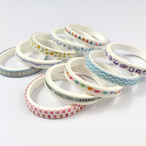 20 Rolls Washi Tape Set,Floral Washi Tape for Journaling, Assorted Sizes (Floral A) - color: Floral A