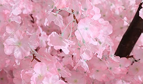 Artificial Cherry Blossom Trees Handmade Light Pink Tree Indoor Outdoor Home Office Party Wedding (4FT Tall/1.2M) - size: 4ft
