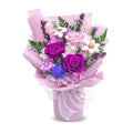VTJMB Flowers for Delivery Prime, Preserved Flower Bouquet with Box, Birthday Dried Flowers Gift for Women, Mothers Day Gifts for Mom, Wife, Grandma, Friends - color: Purple