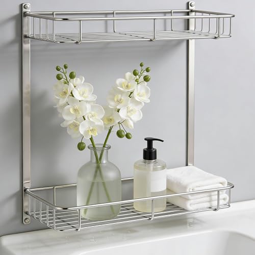 HCTCPALS Artificial Flowers for Outdoors 6 Pcs Orchids Plant Realistic Silk Fake Flowers for UV Resistant Faux Plants Outdoor Indoor Outside Front Porch Hanging Planter Decoration-38" White - color: Orchid White