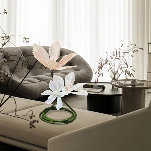 3D Lily Artificial Flowers - Waterproof Eco-Friendly Decorative Flowers for Home, Weddings, Holidays & Mall Decor, Realistic Colors, Easy Maintenance - color: Lilies-b