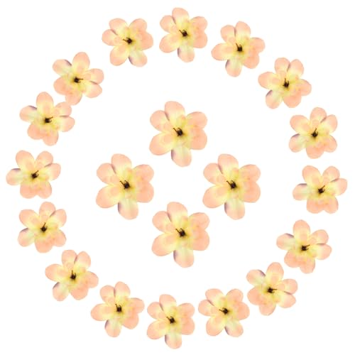 uxcell 20 Pcs Artificial Cattleya Flower Heads, Fake Cattleya Heads Bulk Artificial Flowers for DIY Wedding Bouquets Centerpieces Party Home Decorations, Autumn Champagne - color: Autumn Champagne