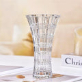 Clear Crystal Glass Flower Vase - color: Crystal-2