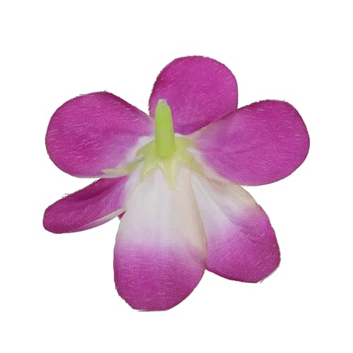 PATIKIL Artificial Orchid Petals, 24Pcs Faux Orchid Flower Head Fake Butterfly Flowers Crafts for Home Wedding Decoration, Dark Purple - color: Dark Purple