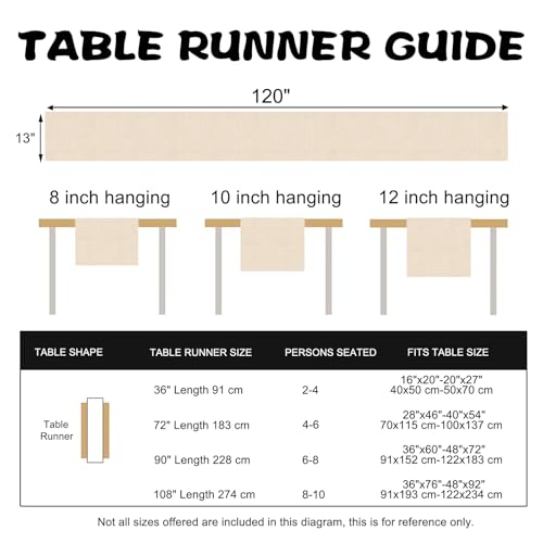 Viking Tree of Life Pagan Dining Table Runner, Vintage Black Gold Raven Birds Celtic Style Nordic Medieval Burlap Kitchen Decoration, Retro Indoor Outdoor Home Decor Party Supply 13 x 120 Inches - color: Viking Tree, size: Table Runner 13''X120''