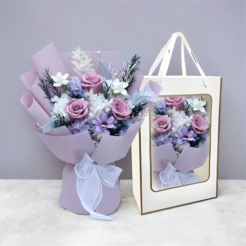 Flowers for Bouquet Women Mom Grandma Wife Friends - color: A