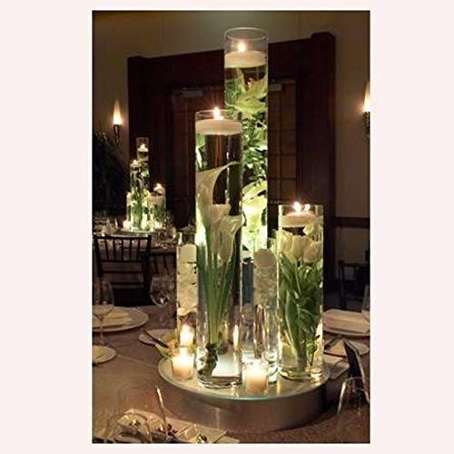 WGV Cylinder Vase, Diameter 5", Height 20", Clear Glass Floral Planter Container, Tall Centerpiece Arrangement for Wedding Party Event Home Office Decor, 1 Piece - size: 5"x20"H CL