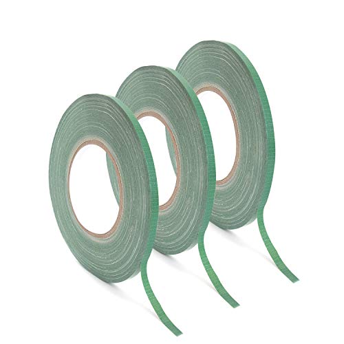 Royal Imports Floral Tape Green, Flower Stem Wrap Adhesive Waterproof Florist Tape for Decorative Bouquets Arranging and Crafts - 0.25" (60 Yd/180Ft) - 3 Rolls - size: Quarter Inch Wide - 3 Rolls