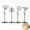 4 Pack Minimalist Floral Decorative Pieces with Stands—Perfect for Entryway and Desk Arrangements, Table Decor, and Creating a Cozy Atmosphere in Your Home