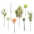 Ling's moment Artificial Greenery Stems Box Set, 35pcs with 7 Kinds of Faux Greenery Picks for DIY Bridal Bouquets Wedding Floral Arrangement Table Centerpieces, Garden Blush - color: Pk-blush Garden