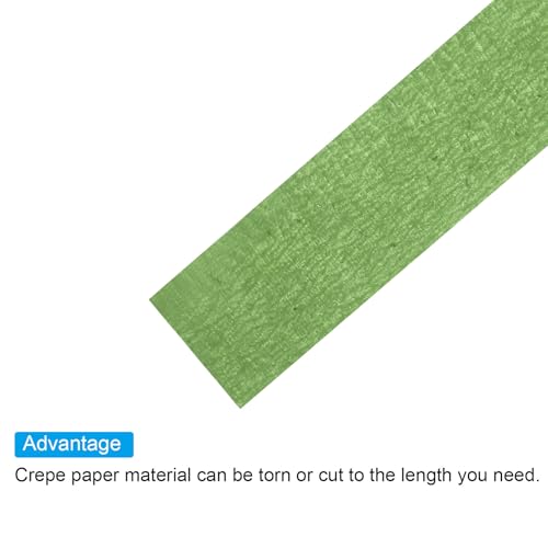 PATIKIL Floral Tape 1/2" x 20 Yard / 12mm x 20m, 3 Pack Flower Wrap Adhesive Tape for Bouquet Stem Wrapping, Green - color: Green