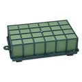 FloraCraft Floral Cage Arranger with Floral WetFōM 3.75 Inch x 7 Inch x 12.75 Inch Green - size: 12.72 x 7 x 3.75"