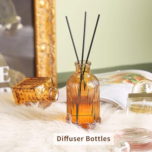 Glass Bud Vases,Small Vase for Flower,Vases for Centerpieces,Vintage Mini Vases for Wedding Decor,Home Table Decorations Diffuse Bottles,Ideals for Gifts(Pack of 30,Dark Brown) - color: Dark Brown, size: 30 pcs