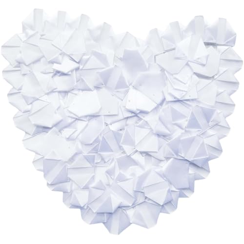 100 Pcs Pre-Made Satin Petals for Eternal Roses, Half-Finished DIY Craft Kit for Wedding, Birthday, Anniversary Bouquets(White) - color: 100 Pcs White