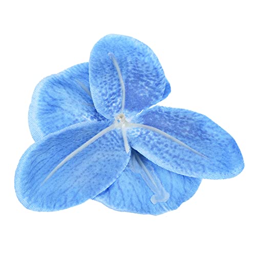 PATIKIL 10cm/3.9" Artificial Orchid Flower Heads, 20 Pack Silk Phalaenopsis Fake Butterfly Orchid Heads for Wedding Floral Bouquet Decor DIY Craft Making, Blue - color: Blue, size: 3.9"