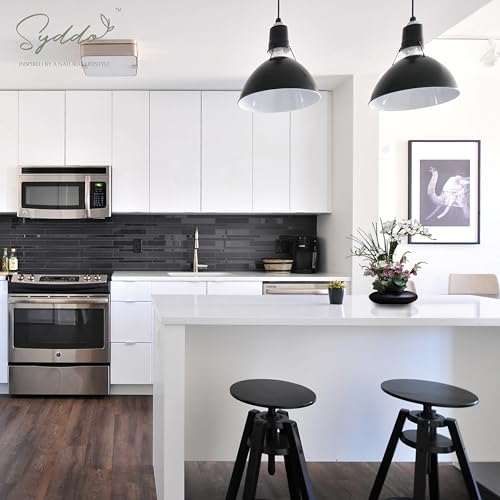 SYDDOL 17'' Artificial Phalaenopsis Flowers Arrangement Artificial Orchid Bonsai in Ceramic Pot Zen Fake Flower Silk Orchid Flower for Home Wedding Party Décor Mothers Day Flowers (White + Blacke Pot) - color: White Flower + Black Pot