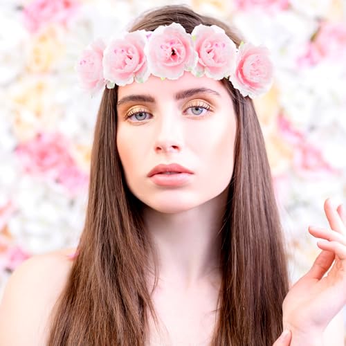 Thiccywoov 50 Pcs Artificial Flowers, 3.2 Inches Silk Rose Head Flowers Fake No Stem for Wedding Bridal Bouquet Home Floral Decor DIY Centerpieces Arrangements Party Tables Decoration(Light Pink) - color: Light Pink