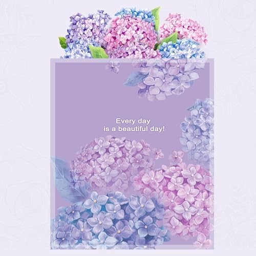 Airpark 3D Pop Up Paper Flowers Bouquet Card 12’‘ with Note & Envelope, Birthday Gifts, Get Well, Thank You, Greeting Cards for Women Mom Wife Friends, Nantucket Hydrangeas - style: Nantucket Hydrangeas