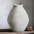 Rustic Ceramic Flower Vase Distressed Farmhouse Pottery Clay Large Terracotta Floor Vases for Decorative Table Centerpiece Modern Home Decor Aesthetic Living Room Bedroom Wedding Housewarming Gift - size: 11.39In