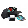USA-SALES UNIKPACKAGING Premium Quality Hexagon Shape Flower Gift Box, w Drawer, Size 9.5″ x 8.3″ x 6.1″ inch, for Luxury Style Flower Arrangements (Black) - color: Black