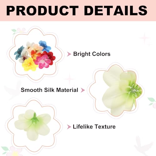 uxcell 20 Pcs Artificial Cattleya Flower Heads, Fake Cattleya Heads Bulk Artificial Flowers for DIY Wedding Bouquets Centerpieces Party Home Decorations, Green - color: Green