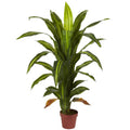 Nearly Natural 4ft. Dracaena Silk Plant (Real Touch) - size: 4 ft.