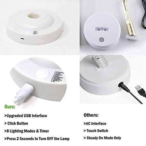 FuChsun Bonsai Tree Light 108 LED Artificial Tree Lamp, Battery and USB Operated (White Glow Silver Branch) - color: White Glow-silver Branch