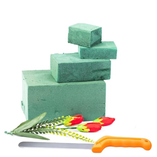 Tinsow Florist Professional Cutting Knife for Flower Foam Block Knives for Floral Foam Block Bricks(Orange) - color: Orange