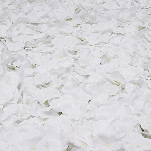 20Pcs Flower Wall Panel 15.7"x 23.6" Rectangular Artificial Flowers Wall Decoration Artificial Silk Flowers Panel for Home Party Wedding Christmas Festival Photo Backdrop Decor (White) - color: White