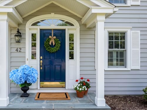 6PCS Large Silk Hydrangea Flowers, 20 in Full Huge Bloom Faux Hydrangea Artificial Flowers with Stems Leaves for Fake Bouquets Home Wedding Party Birthday Centerpieces Baby Shower (Blue) - color: Blue