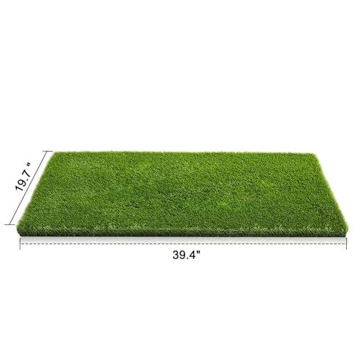 CooZero Artificial Grass, Professional Dog Grass Mat, Potty Training Rug and Replacement Turf Outdoor Rug Patio Lawn Decoration, Easy to Clean with Drainage (39.4 x 19.7 inch) - size: 39.4 x 19.7 inch