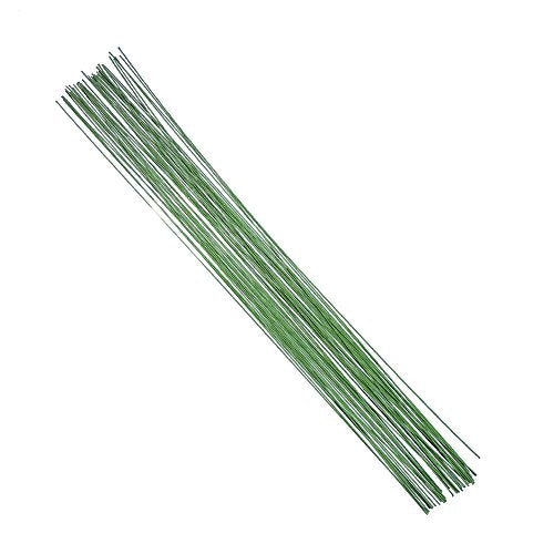 Decora 20 Gauge Green Floral Stem Wire 16 inch,50pcs/Package - color: Ad054s2p50f