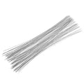 Floral Wire 26 Gauge, 100 Pcs Silver Florist Wire - 14 Inch for Crafts, Bouquet Stem Wrapping, Wreath Making, Flower Arrangement Supplies - color: Silver