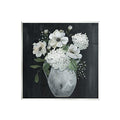 'Classic Flower Arrangement White Varied'| Wall Plaque Art | Stupell Industries | 12 x 12 Inches, Easy to Hang and Sturdy, Made in USA, by Nan