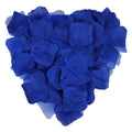 JHFGJGH 500 Pcs Exquisite Blue Rose Petals, Emulation Silk Rose Petals, Artificial Flower Petals for Romantic Nights, Weddings, Events, and Valentine's Day Deco (Blue) - color: Blue
