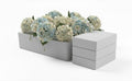 XCEL Floral Foam Blocks - Reusable, Weather Resistant Craft Foam Fresh & Artificial Flower Arrangements, Faux Florist Foam Planters Florist Supplies (Gray 7" x 7" x 3" - 4 Pack) - color: Gray 7" x 7" x 3" - 4 Pack