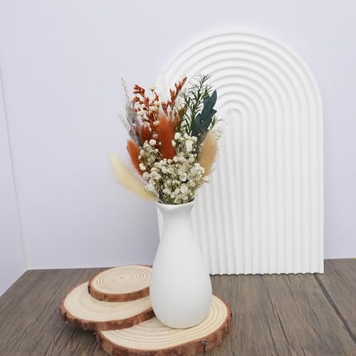 Boho Mini Dried Flower Bouquet, Dried Flower Decorfor Home, Wedding and Table Decorations (Style B)