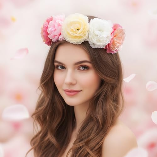 Thiccywoov 50 Pcs Artificial Flowers, 3.2 Inches Silk Rose Head Flowers Fake No Stem for Wedding Bridal Bouquet Home Floral Decor DIY Centerpieces Arrangements Party Tables Decoration(Pink Yellow) - color: Pink Yellow