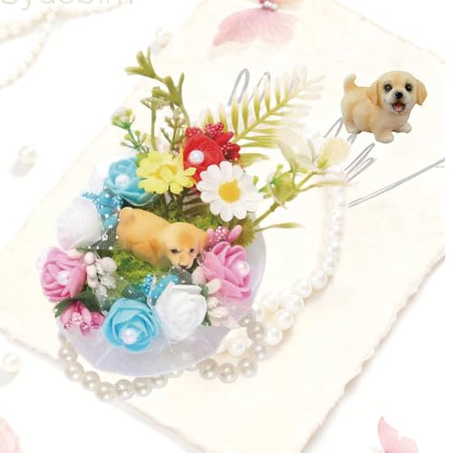 Wrist Corsage and Boutonniere Set, Artificial Rose Corsage Wristlet and Boutonniere for Wedding Prom Party (Blue & Pink,2pcs Wrist Corsage) - color: Blue & Pink ,2pcs Wrist Corsage