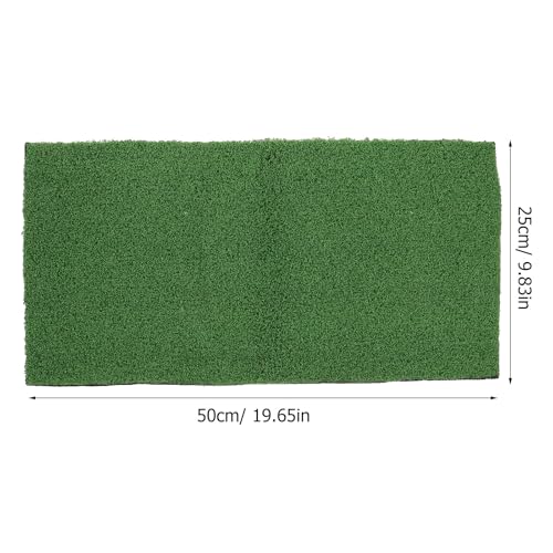 FAVOMOTO Artificial Grass Turf, Pet Turtle Aquarium Basking Platform Accessories Grass Lawn Reptile Ramp Terrace for Fish Tank Tortoise Resting Mat Garden Decoration