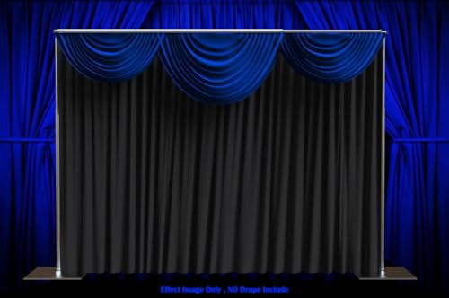 Adjustable Backdrop Stand Pipe Kit Heavy Duty Quick Set Up for Wedding&Party&Event&Photography&Show&Display (10FT x 10 FT Double Crossbar, No Drape Include) ，But Not for Flower Walls/TVs/Heavy Items - size: 10FT x 10FT & Double Crossbar & No Drape
