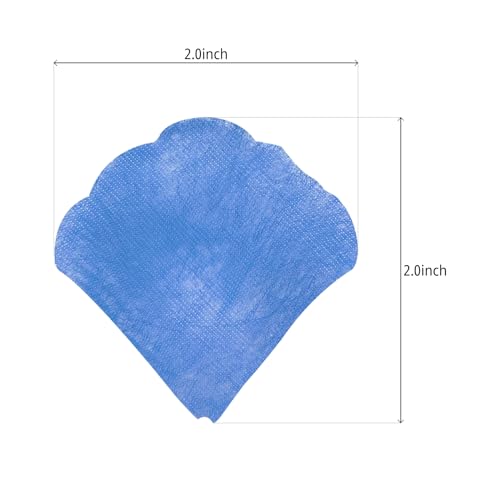 500 Pcs Exquisite Light Blue Rose Petals, Emulation Silk Rose Petals, Artificial Flower Petal for Romantic Nights, Weddings, Events, and Valentine's Day Deco (Light Blue) - color: Light Blue