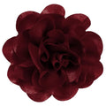 6.3 Inches Large Rose Flower Brooches and Pins for Women | Rose Flower Hair Clips & Brooches for Women Dresses | Hat Pins for Clothes, Burgundy - color: Burgundy