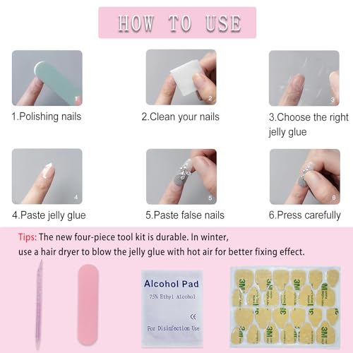Brown Flower Press on Nails Short Square Fake Nails with Yellow Cute Daisy Sunflower Fall Designs Glossy Acrylic Kit Simple Stick on False Nails for Women Girls 24Pcs