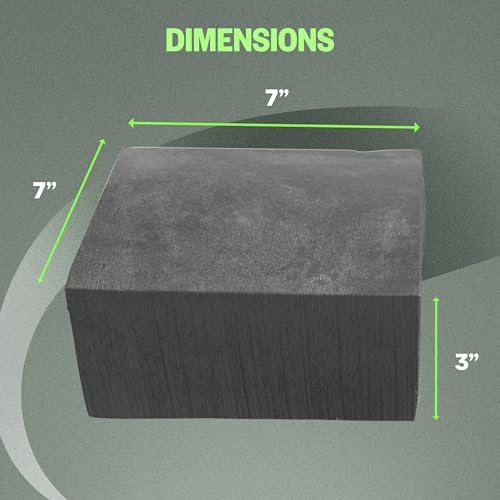 XCEL Floral Foam Blocks - Reusable, Weather Resistant Craft Foam Fresh & Artificial Flower Arrangements, Faux Florist Foam Planters Florist Supplies (Gray 7" x 7" x 3" - 4 Pack) - color: Gray 7" x 7" x 3" - 4 Pack