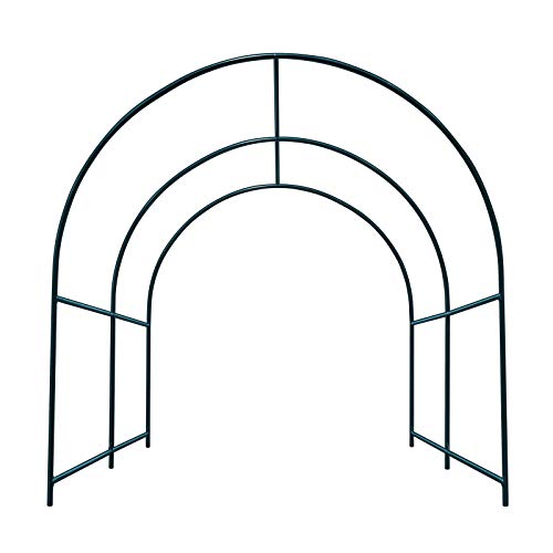 Multi-Size Large Garden Support Arch Frame Climbing Plant Arch Arbor for Flowers/Fruits/Vegetables (8.2ft x 7ft x 7.2ft) - size: 8.2 ft x 7 ft x 7.2 ft