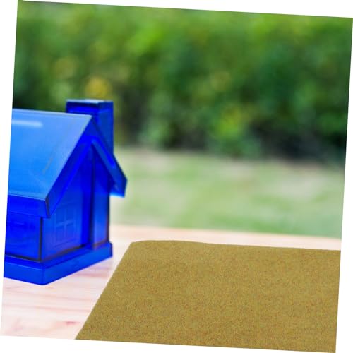 Cabilock 5Pcs Simulation Doll House Grass Mats 11.81X7.87 Inch Artificial Lawn for Miniature Model Landscape Sand Table Decoration