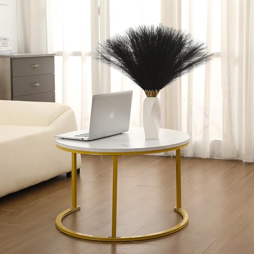 30pcs 22" Black Pampas Grass Decor - Faux Pampas Grass Artificial Pampas Grass Bouquet Flower Arrangement and Vase Filler for Boho Home Wedding Mothers Day Decoration - color: Black, size: 30pcs